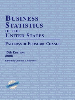 cover image of Business Statistics of the United States 2008
